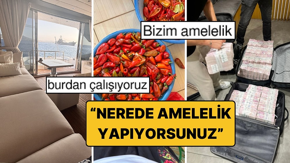 Kimi Masa Başında Kimi Şantiye Köşesinde! Çalıştıkları Yerleri Paylaştılar Twitter "Amelelik Sergisine" Döndü