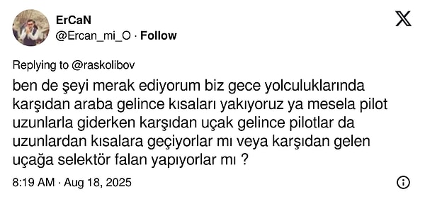 "Uçak selektör yapar mı?" 👇
