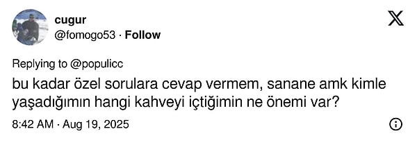 X ahalisinin eleştirisi gecikmedi👇🏻