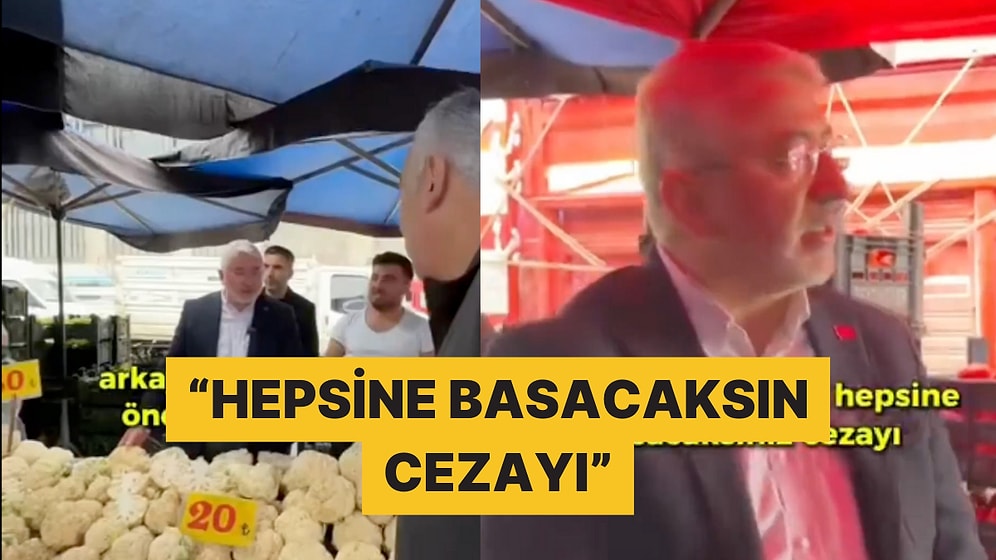 AKP'li Çorum Belediye Başkanı Pazar Denetimine Çıkıp Esnafı Azarladı