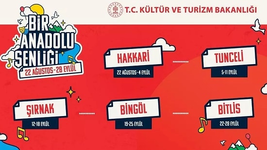 Beş Farklı Şehirde Hayata Geçiriliyor: Bakan Mehmet Nuri Ersoy ‘Bir Anadolu Şenliği’ni Duyurdu