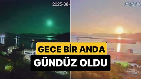 Japonya'da Görülen Devasa "Ateş Topu" Geceyi Resmen Gündüze Çevirdi!