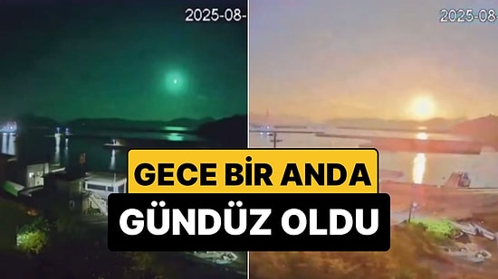 Japonya'da Görülen Devasa "Ateş Topu" Geceyi Resmen Gündüze Çevirdi!