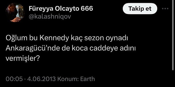 Ve sadece old'ların bileceği Ankara'daki Gezi protestolarının olduğu günlerden bir tweet...