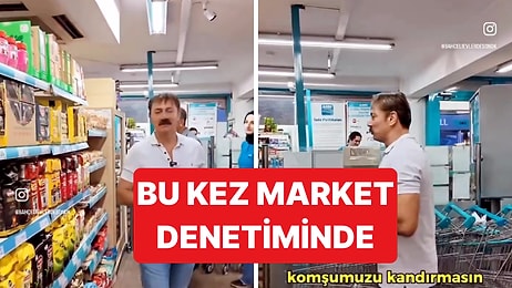Pazar Denetimiyle Gündem Olan Belediye Başkanı Hakan Bahadır Bu Kez Market Denetiminde