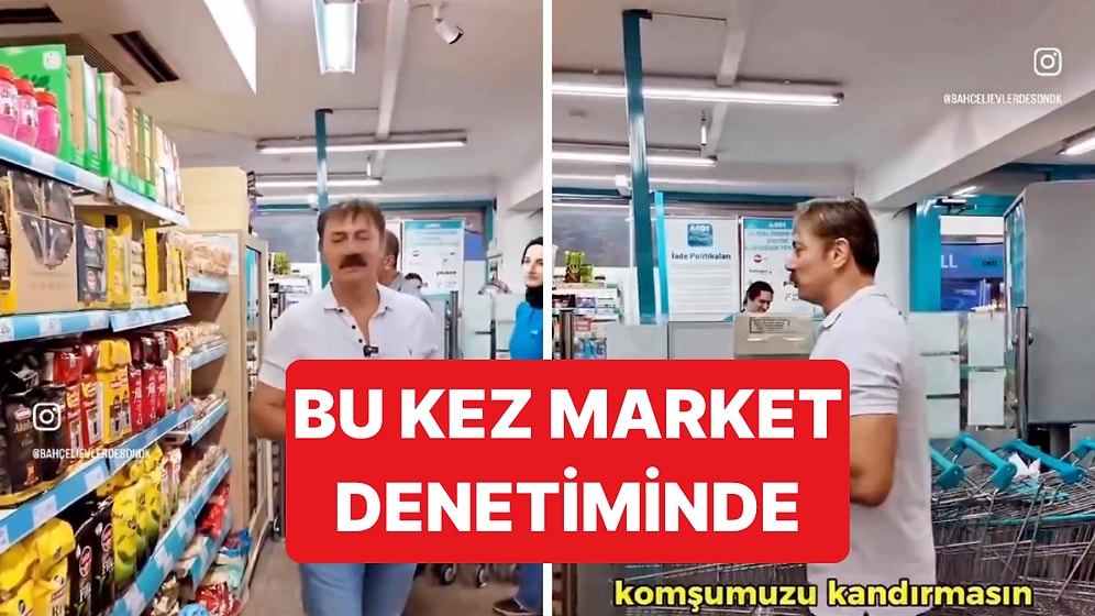 Pazar Denetimiyle Gündem Olan Belediye Başkanı Hakan Bahadır Bu Kez Market Denetiminde