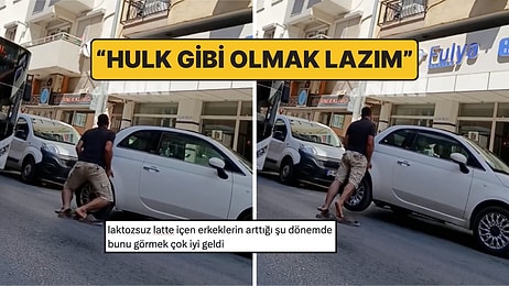 İzmir'de Arabayı Elleriyle Kenara Çeken Adam "Hulk" Benzetmesiyle Sosyal Medyayı Salladı