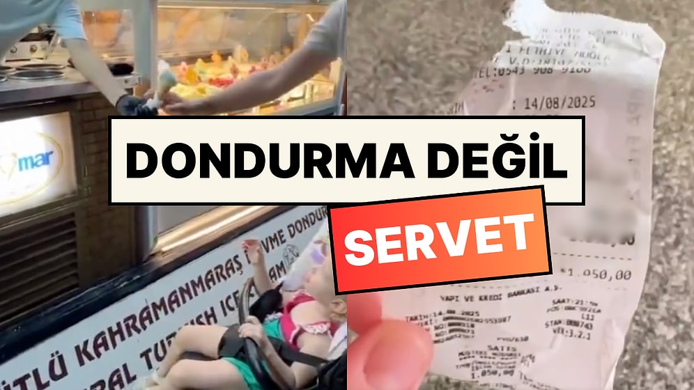 İki Top Dondurmaya Servet Ödedi! Muğla'da Tatil Yapan Bir Adam Dondurmanın Fişini Paylaştı
