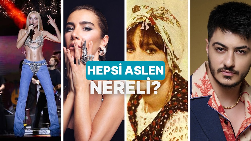 Bu Şarkıcıların Nereli Olduğunu Tahmin Edebilir misin?