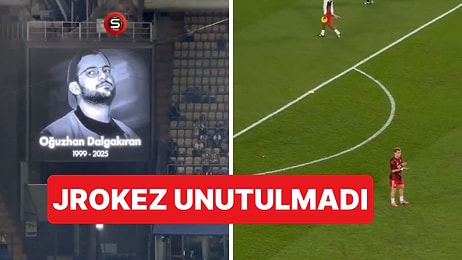 Fenerbahçe - Benfica Maçında Aramızdan Ayrılan Jrokez Unutulmadı, Kerem Aktürkoğlu da Alkışla Destek Verdi
