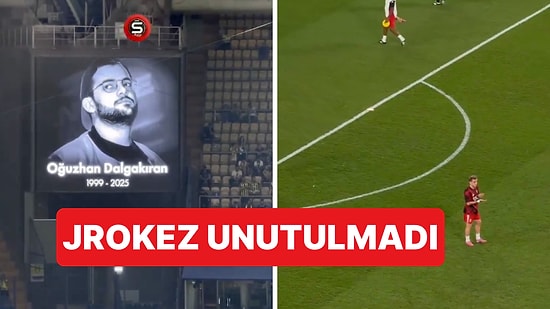 Fenerbahçe - Benfica Maçında Aramızdan Ayrılan Jrokez Unutulmadı, Kerem Aktürkoğlu da Alkışla Destek Verdi