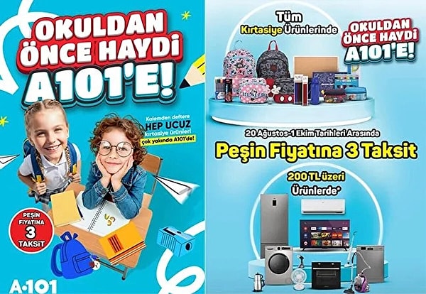 A101 ve Migros Kırtasiye Ürünleri 2025