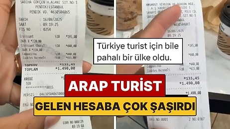 Arap Turist Gelen Hesap Karşısında Şaşkınlığını Gizleyemedi