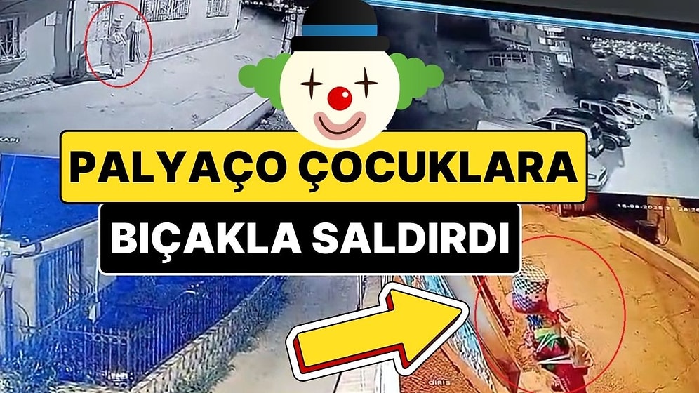 Bursa’da Palyaço Kıyafetiyle Çocukların Peşine Düşen Şüpheli Korku Saçtı!