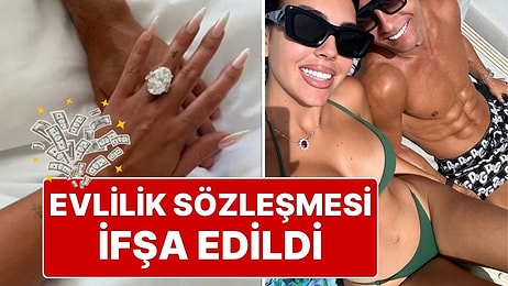 Okurken Dudağınız Uçuklayacak! Cristiano Ronaldo ile Georgina Rodriguez’in Evlilik Sözleşmesi İfşa Oldu
