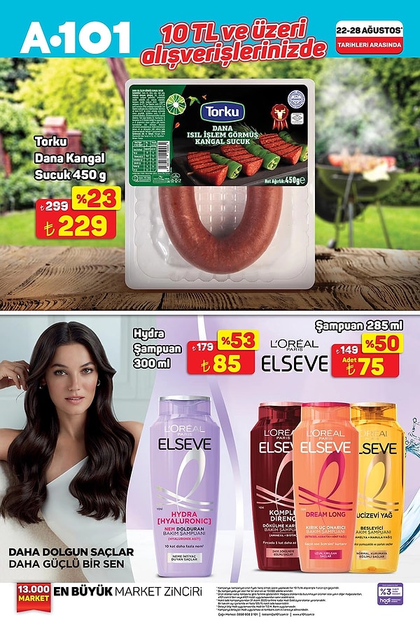 10 TL ve üzeri alışverişlerinizde
