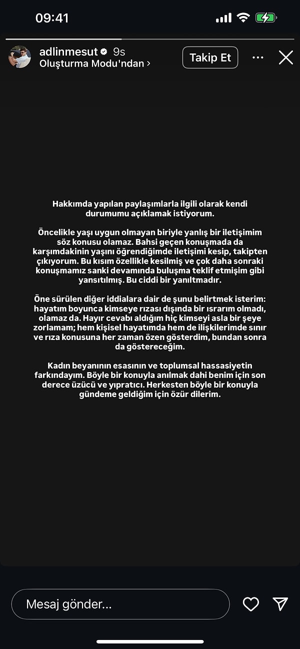 Mesut Adlin’in açıklaması 👇