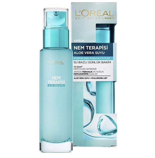 Bugün Amazon’da indirime giren L'Oréal Paris Nem Terapisi Aloe Vera Suyu, normalden kuruya dönük ciltler için adeta ferahlatıcı bir bakım kaynağı.