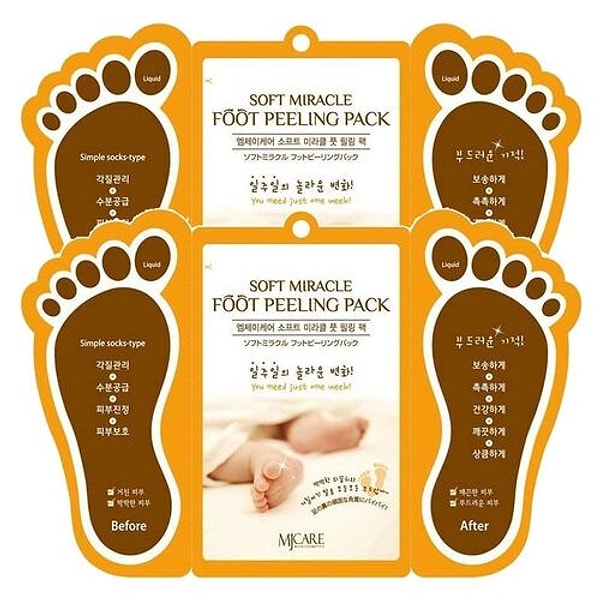 Mjcare Miracle Foot Peeling Pack - Mjcare Çorap Tipi Ayak Peeling Maskesi