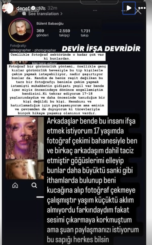 Bir başka iddia da böyleydi.