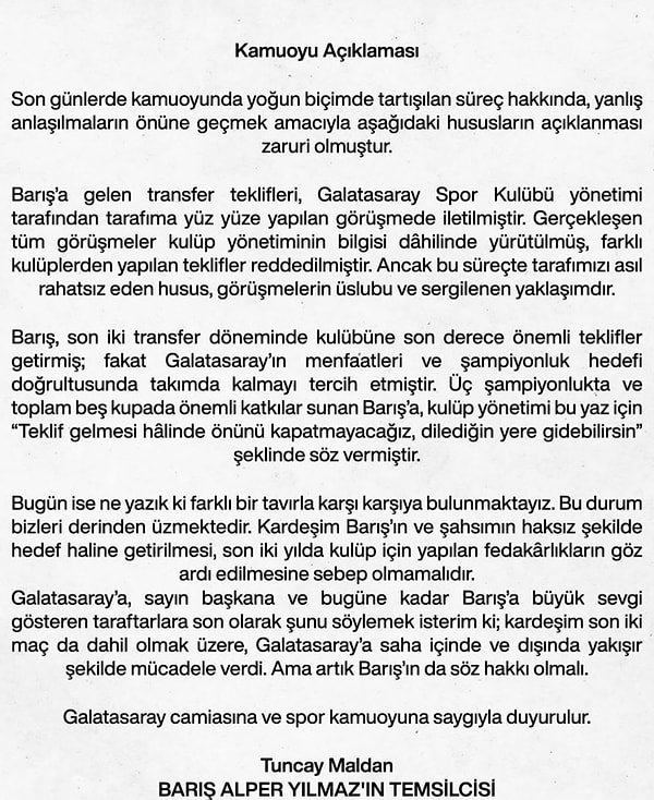 "Tarafımızı asıl rahatsız eden husus, görüşmelerin üslubu ve sergilenen yaklaşımdır. "