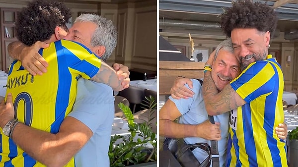 Fenerbahçe'nin efsane isimlerinden Aykut Kocaman, Cristiano Baroni ile bir araya geldi.