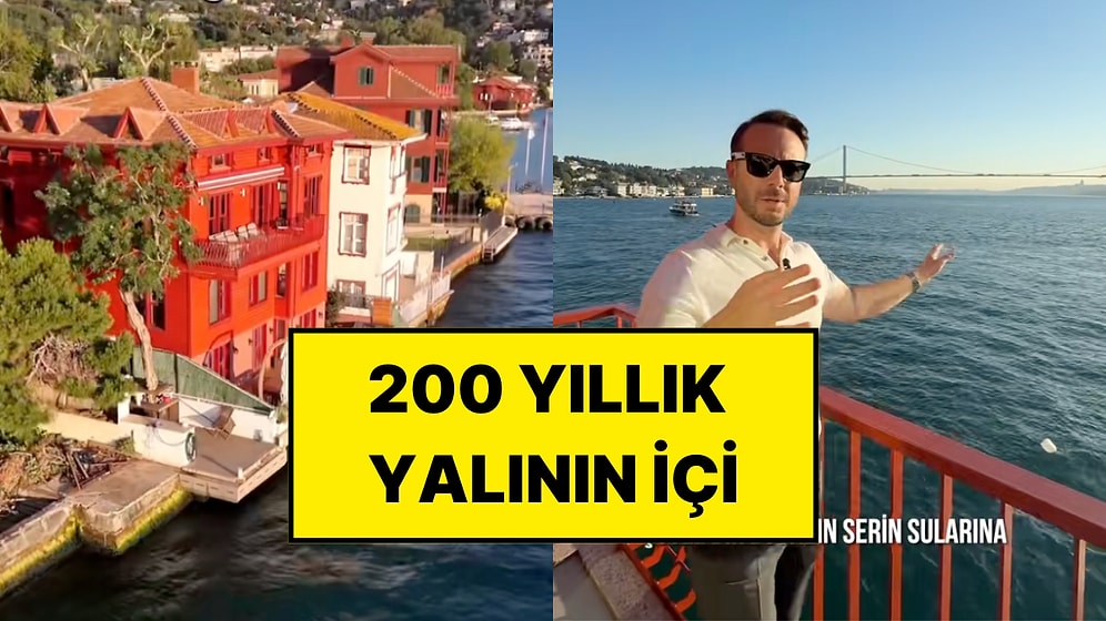 Türkiye’nin En Güzel Evlerini Gezen Kullanıcı 200 Yıllık Yalının İçini Gösterdi