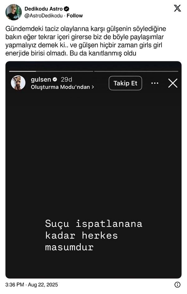 Gülşen'in açıklaması sosyal medyada da dikkat çekti. Yapılan yorumlardan birkaçı şöyleydi👇🏻