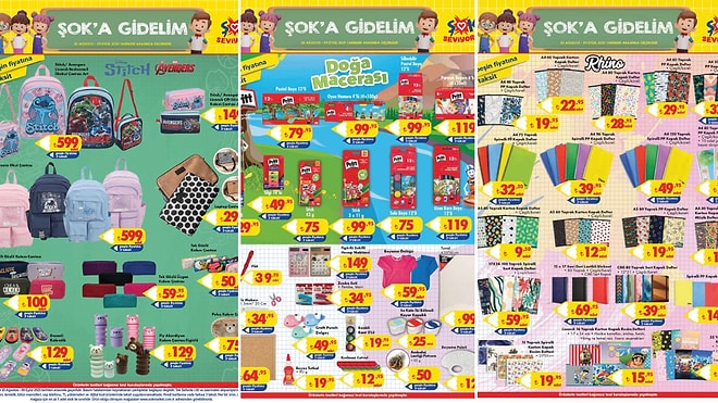ŞOK'a Kırtasiye Ürünleri Geliyor! 23 Ağustos 2025 ŞOK Aktüel Ürünler Kataloğu