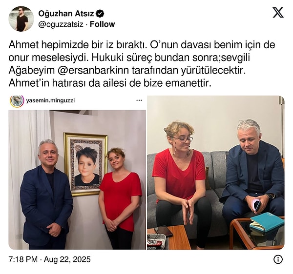 Minguzzi ailesinin yeni avukatı Sedat Peker’in avukatı oldu.