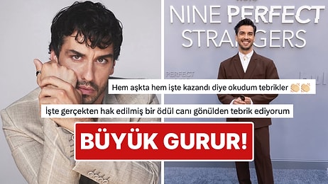 Nine Perfect Strangers Dizisi ile Büyük Gurur Yaşatan Aras Aydın En İyi Uluslararası Oyuncu Ödülünü Aldı!