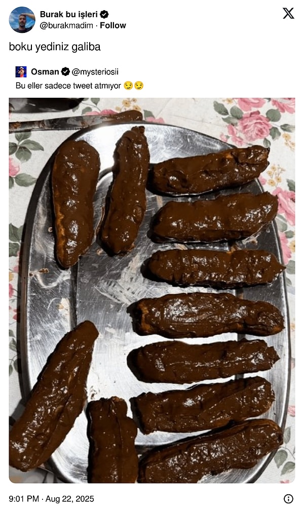İştahımız kapandı.