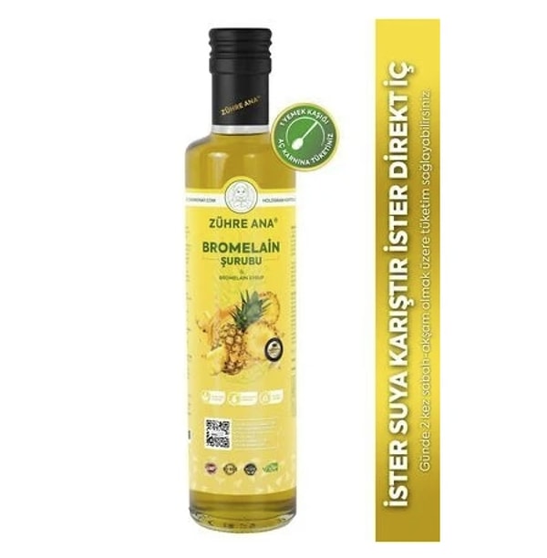Zühre Ana Bromelain Ananas İçeren Detox Şurubu