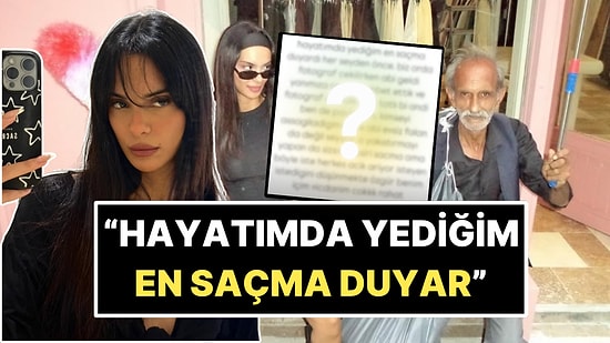 Topu Linçleyenlere Attı: Yoksul Amcayla Verdiği Poz Sebebiyle Tepki Çeken Pelinay İgit'ten Açıklama Geldi!