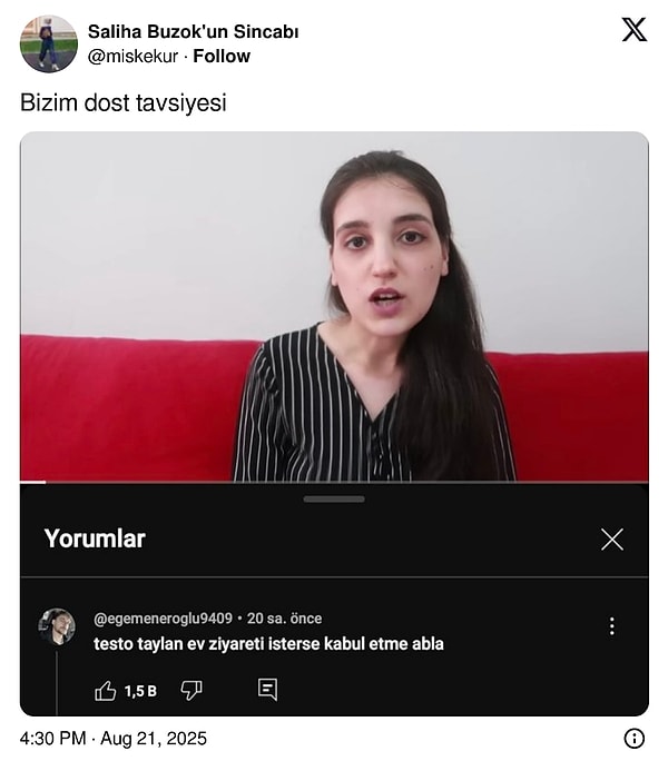 Tekrardan aramıza döndü.
