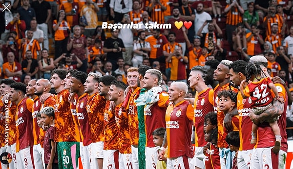 Barış Alper Yılmaz, Instagram'dan maç öncesi destek paylaşımı yaptı.
