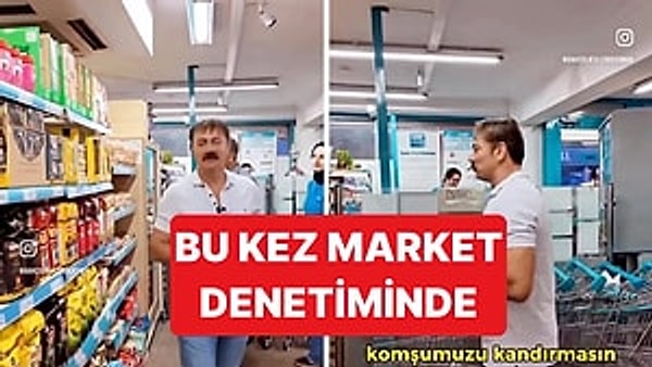 Pazar Denetimiyle Gündem Olan Belediye Başkanı Hakan Bahadır Bu Kez Market Denetiminde
