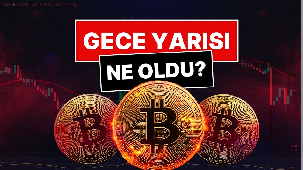Bitcoin Gece Yarısı Çakıldı! Bitcoin'de Gece Yarısı Ne Oldu?