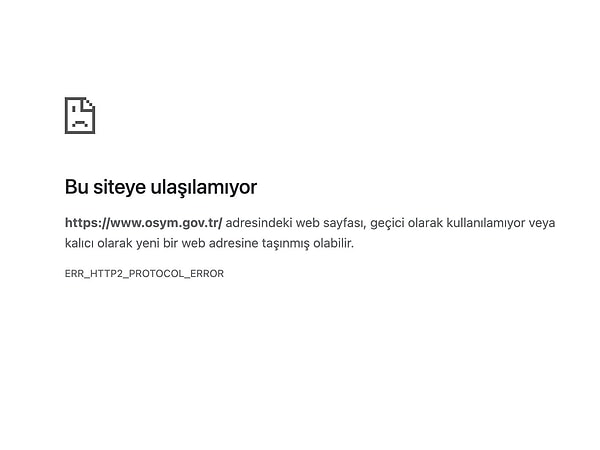 Yoğunluktan ÖSYM'nin sitesi çöktü!