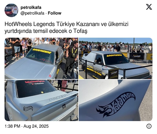 Birincilikle taçlanan Tofaş, sosyal medyanın da dikkatini çekmeyi başardı.