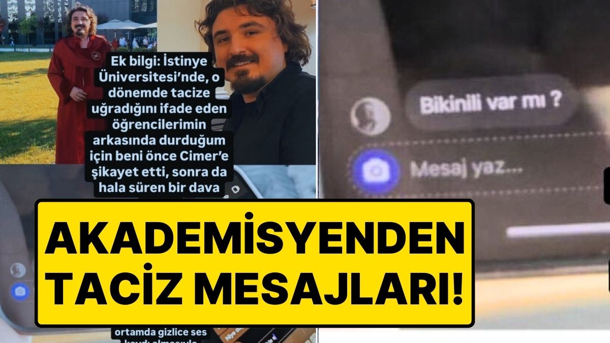 Taciz İddiaları Gündemde: Akademisyen Cahit Üstün’ün Kız Öğrencilere Attığı Mesajlar İfşa Edildi