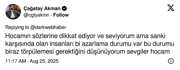 Üşümezsoy'un bu çıkışı ise kullanıcıları ikiye böldü: