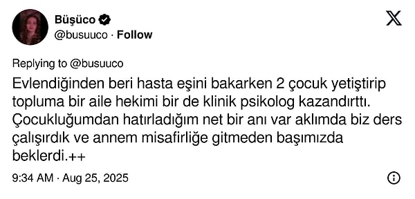 "İki çocuk yetiştirdi..."