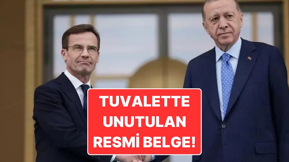 İsveç’te Gündem Havaalanı Tuvaletinde Unutulan Gizli Türkiye Belgesi: "Güvenlik Açığı Oluşturmadı"
