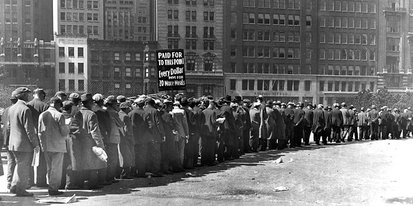 1929 yılı Amerika'nın en zor zamanlarının yaşandığı yıllardı.