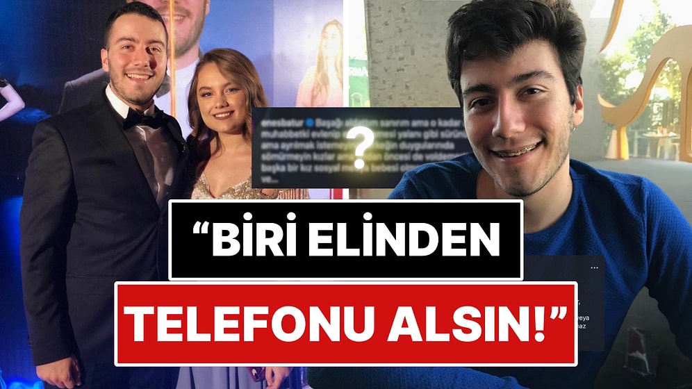Başak Karahan'ın 5 Kuruşluk Dava Açtığı "Takıntılı" Enes Batur, Beyin Yakan Hareketlerine Bir Yenisini Ekledi