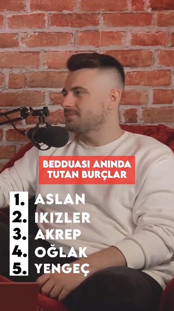 @kakofonicast, bedduası en çok tutan burçları açıkladı.
