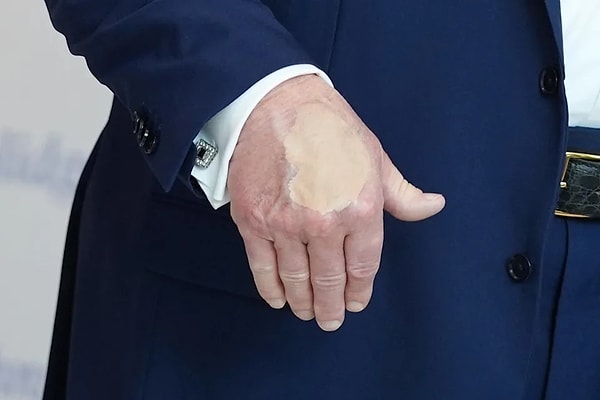 ABD başkanı Donald Trump’ın elleri yine gündemde.