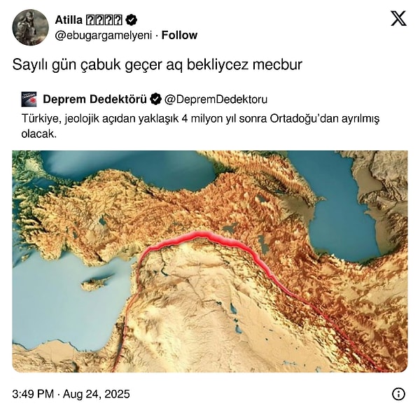 4 milyon yıl dediğin nedir ki gülüm?