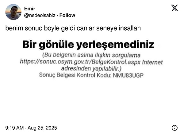 Umarım sana da nasip olur.